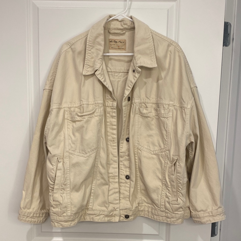 We The Free Cream Jean Jacket